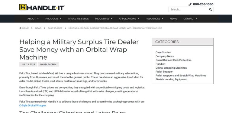 [Case Study] Helping a Tire Supplier Solve a Freight Challenge
