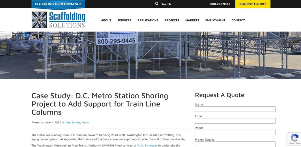 A case study about a metro station shoring project